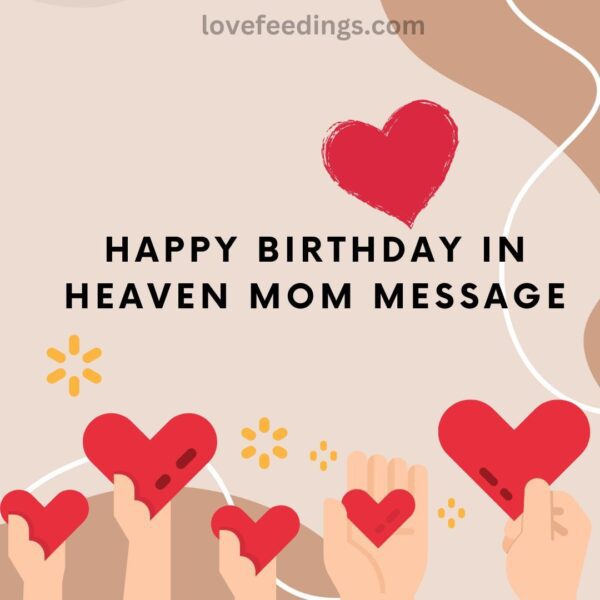 Happy Birthday In Heaven Mom Message